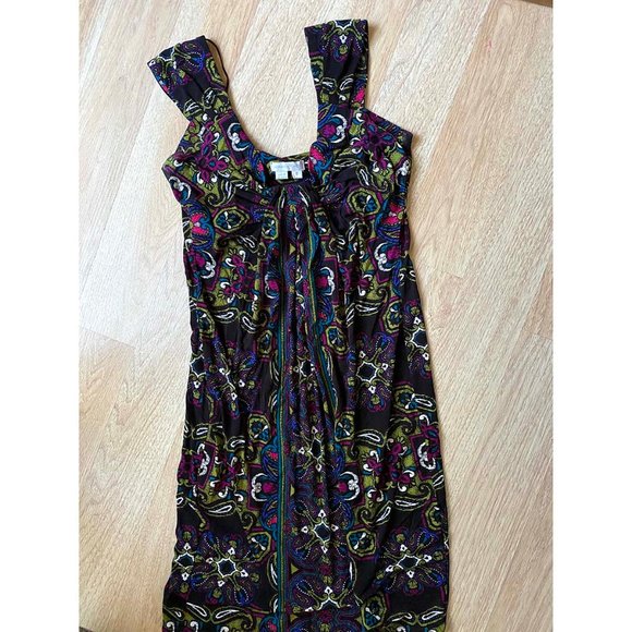OMG! Sexy Flattering Flowing Colorful Print Dress - Picture 8 of 8